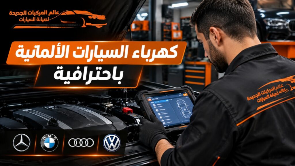 كهرباء السيارات الألمانية بالرياض: تشخيص الأعطال الإلكترونية وإصلاحها باحترافية
