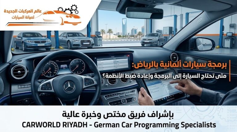 برمجة سيارات ألمانية بالرياض وفحص كمبيوتر السيارة